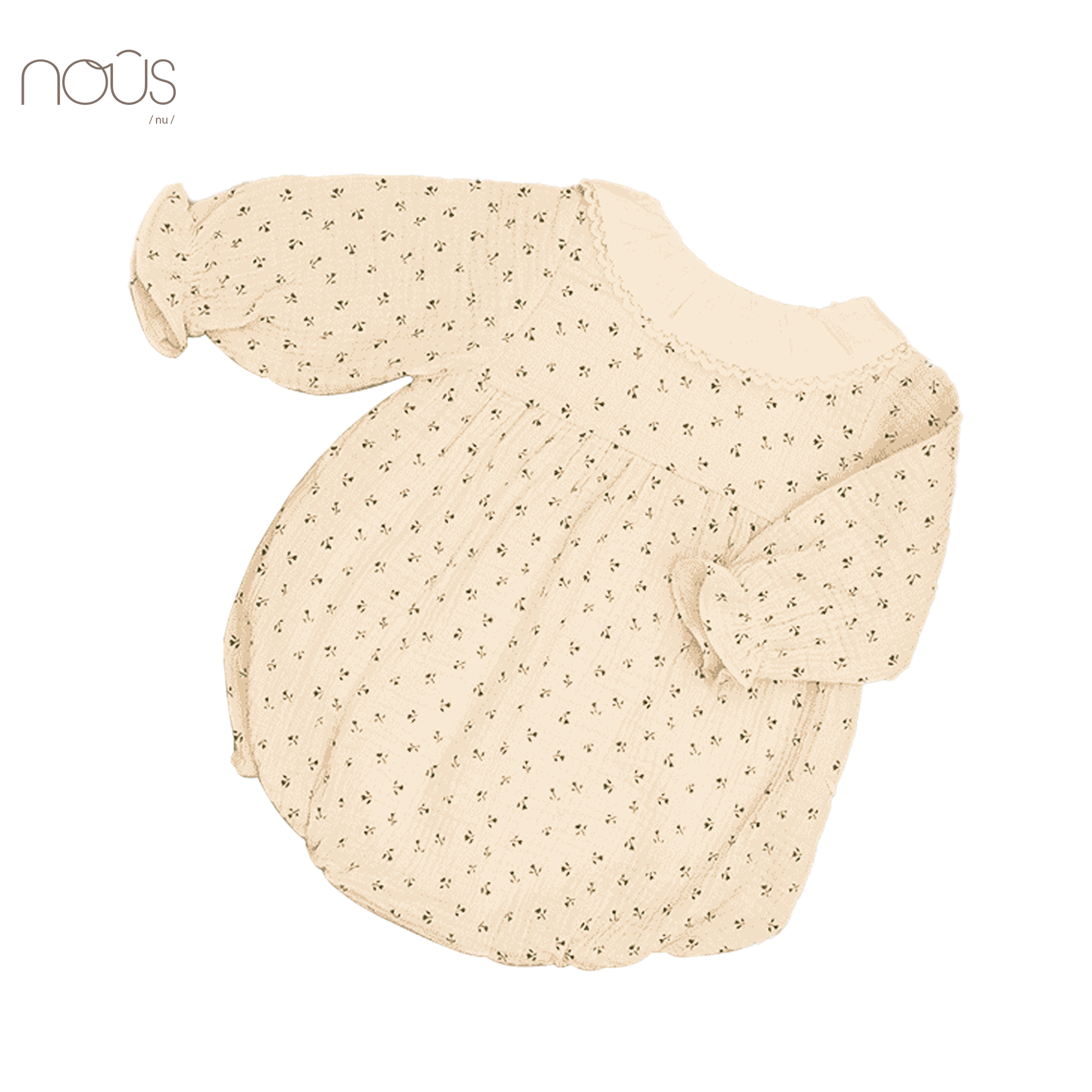 Set Body cộc mũ họa tiết lá xanh