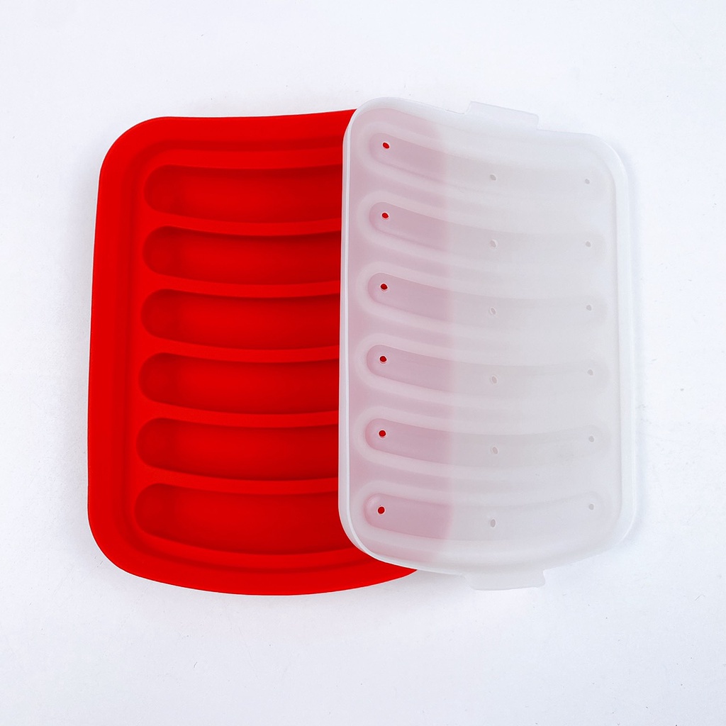 Khuôn làm xúc xích bằng silicone cho bé