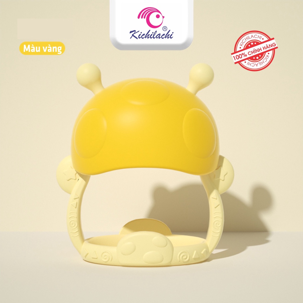 Ngậm nứu silicone hình nấm Kichilachi cho bé