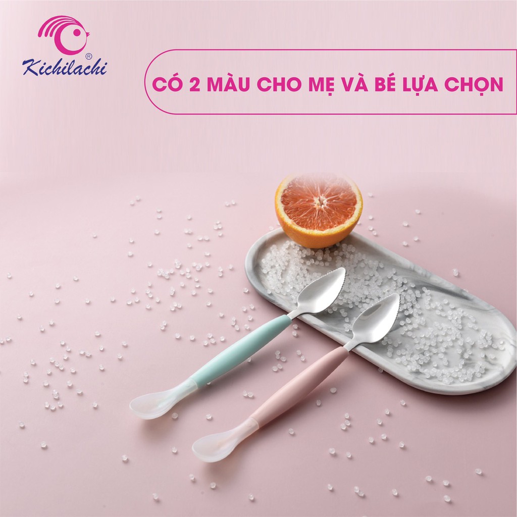 Thìa nạo hoa quả 2 trong 1 Kichilachi