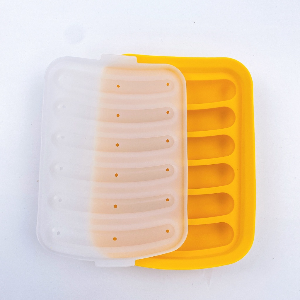 Khuôn làm xúc xích bằng silicone cho bé