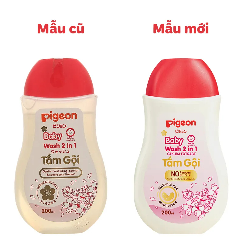 Sữa tắm gội toàn thân cho bé Pigeon