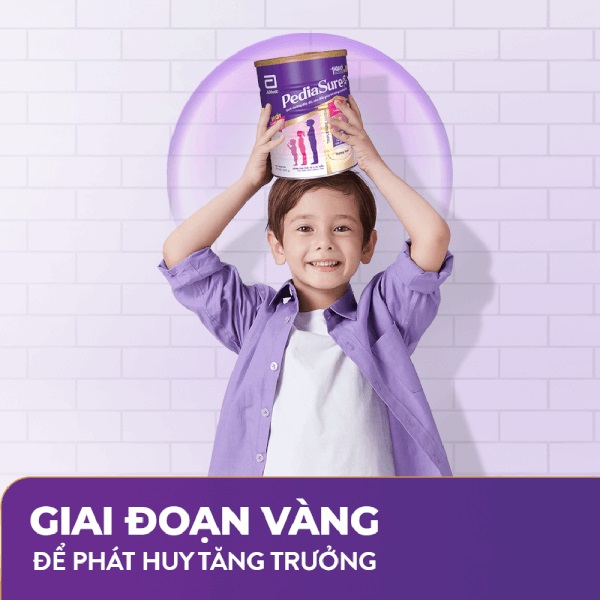 Sữa bột Abbott PediaSure BA hương vani 850g (1 - 10 tuổi)