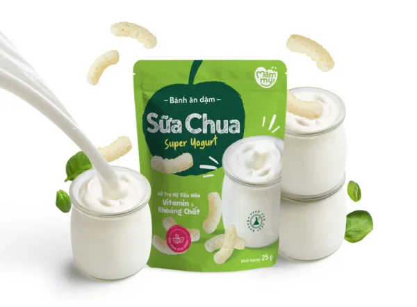 Bánh ăn dặm Mămmy vị sữa chua -25g (Bé từ 6 tháng)