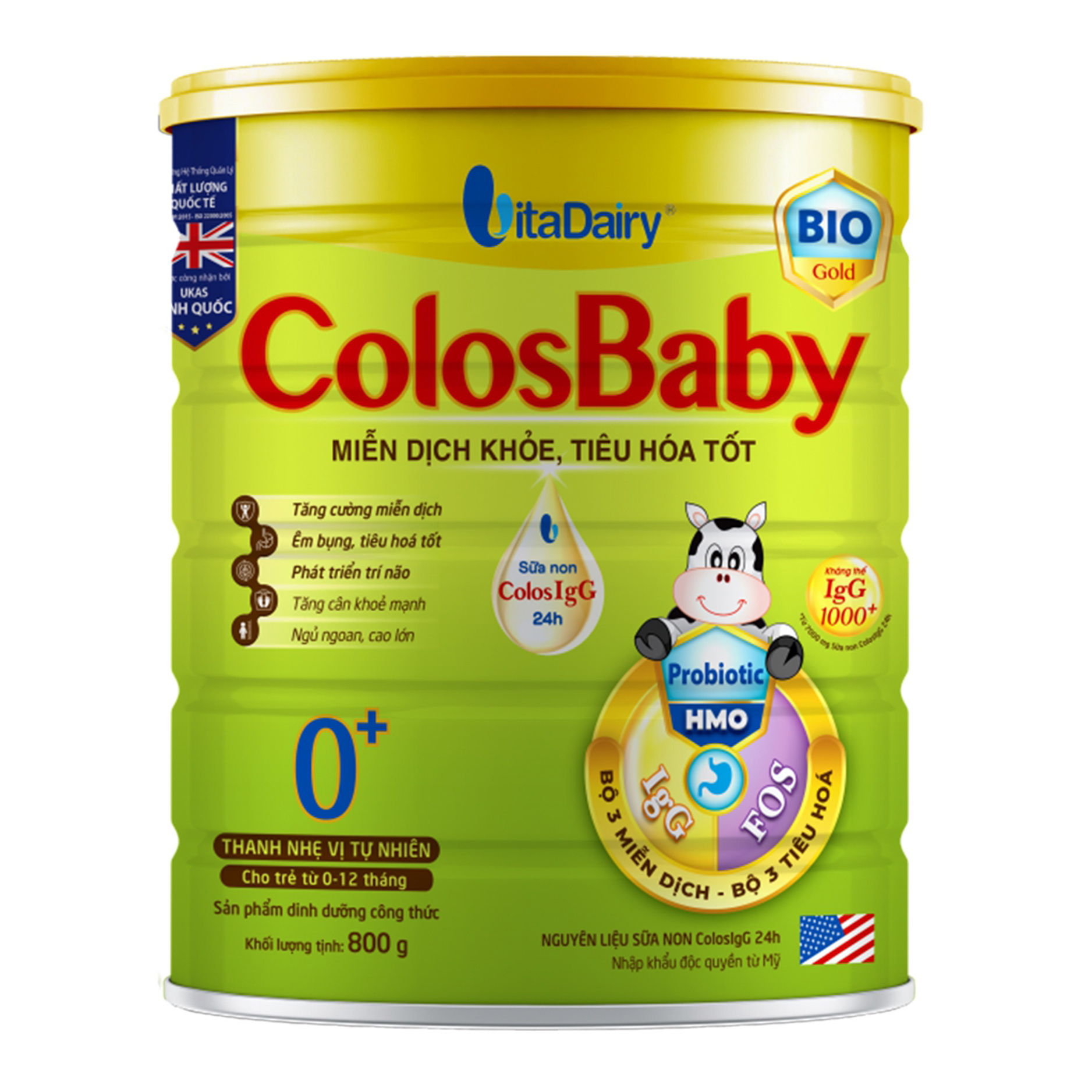 Sữa ColosBaby Bio Gold 0+ (0 – 12 tháng)