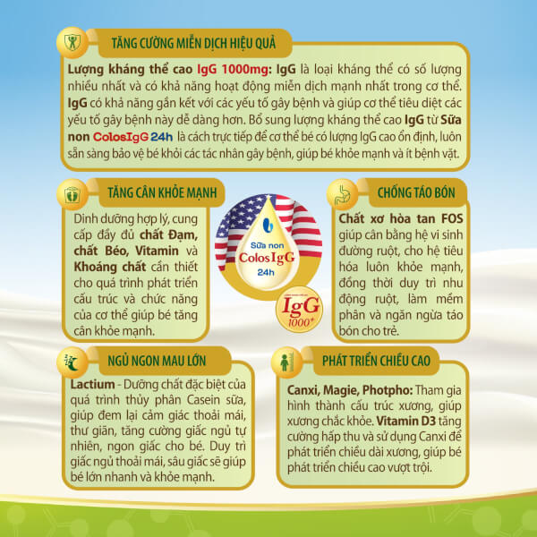 Sữa ColosBaby Gold 0+ (0 – 12 tháng)