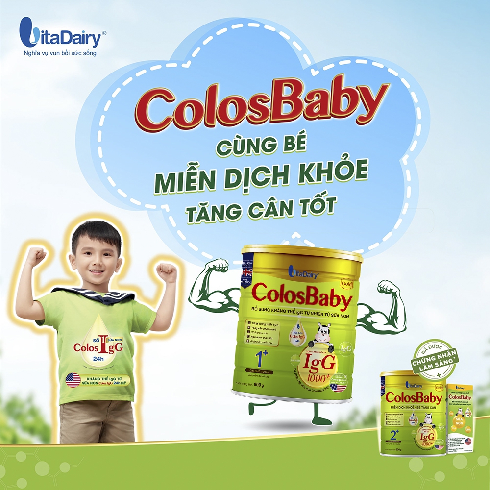 Sữa ColosBaby Gold 1+ (1 – 2 tuổi)