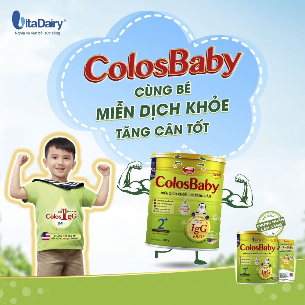 Sữa ColosBaby Gold 2+ (trên 2 tuổi) - 800g