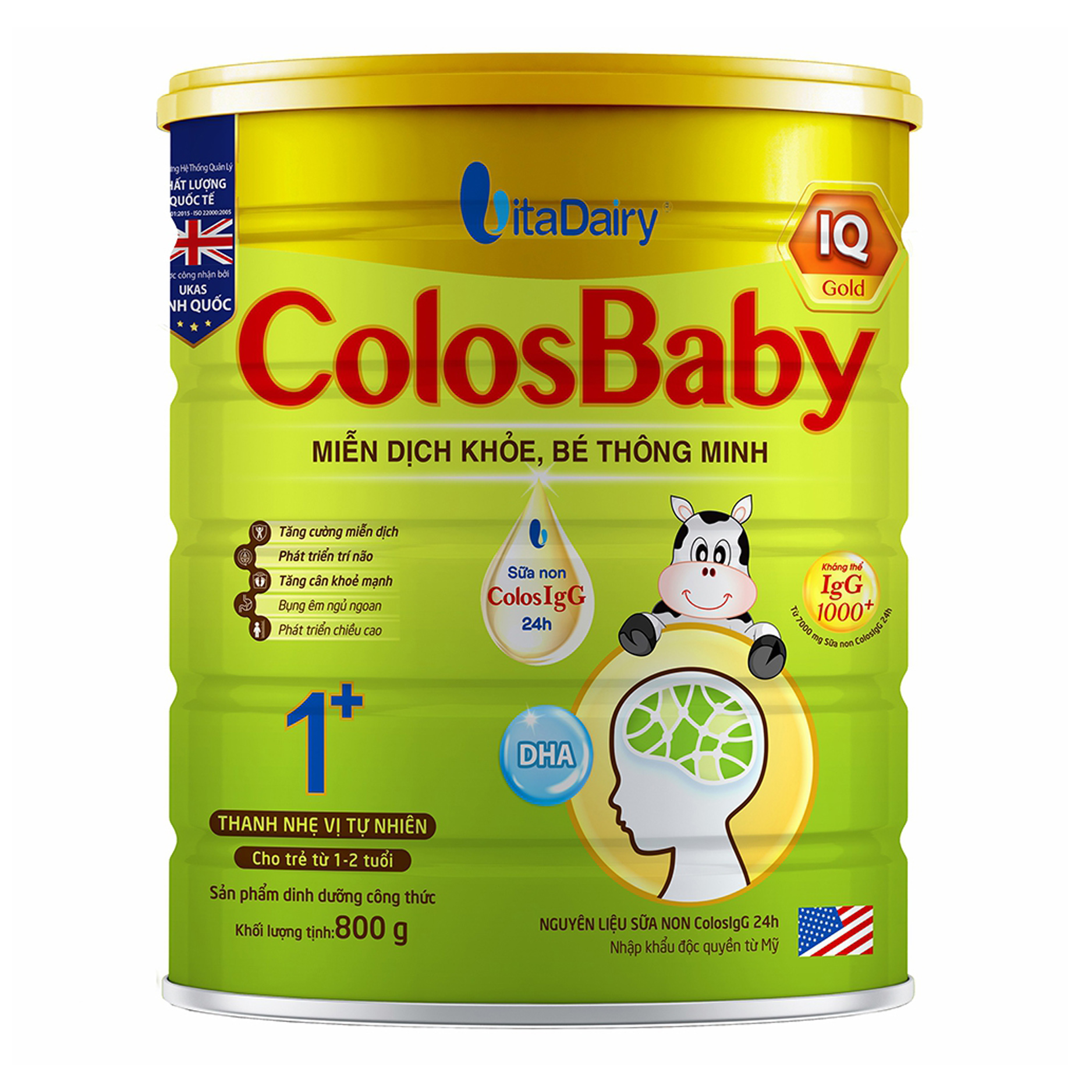 Sữa ColosBaby IQ Gold 1+ (1  – 2 tuổi)