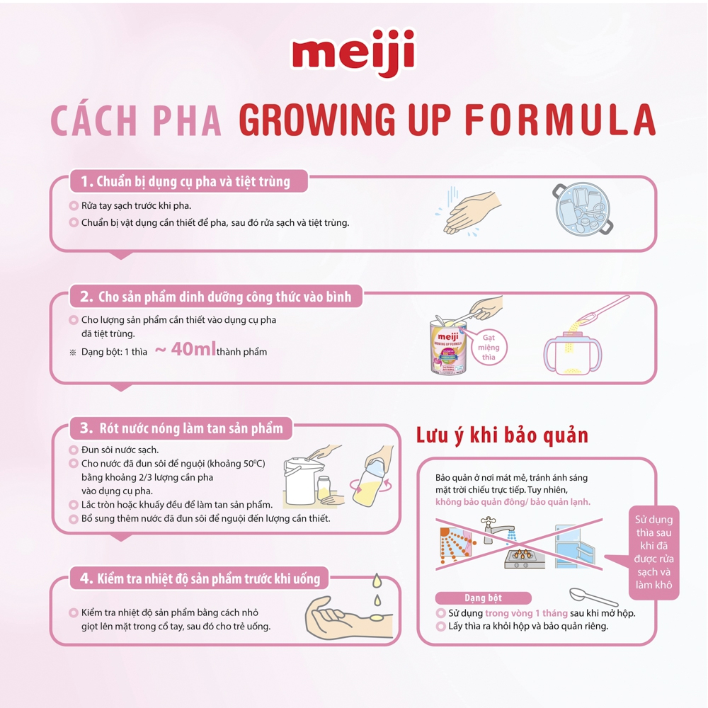 Sữa bột Meiji số 9 (dành cho bé 1-3Y) nội địa Nhật 800gr