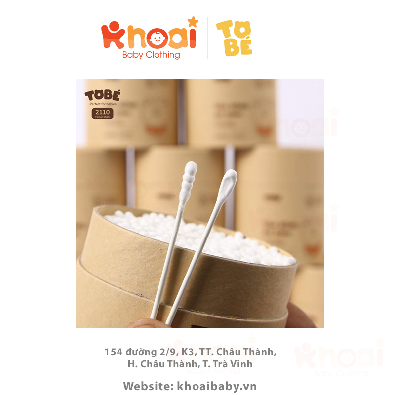 Tăm bông sơ sinh Tobé