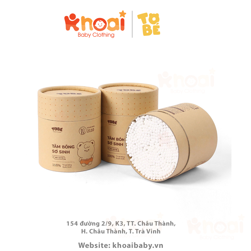 Tăm bông sơ sinh Tobé