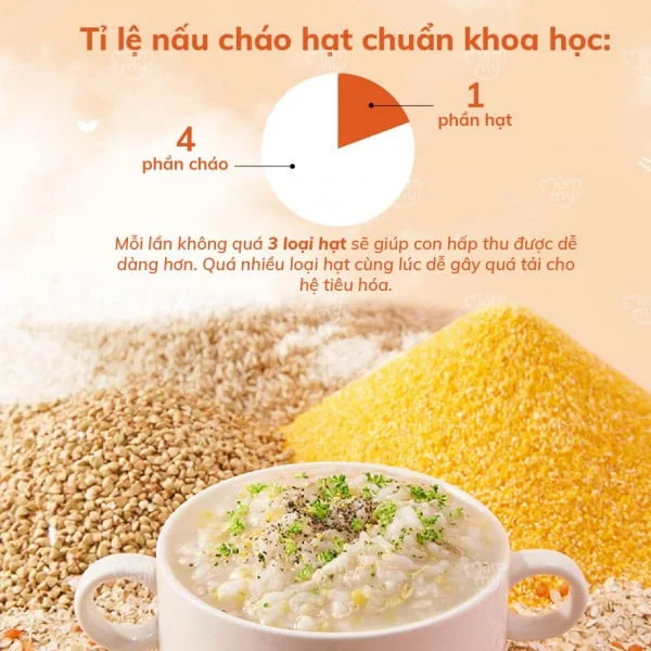 Hộp yến mạch sữa cán dẹt Mămmy 80g - Giàu vitamin nhóm B, photpho, kẽm, hỗ trợ nâng cao hệ miễn dịch cho bé
