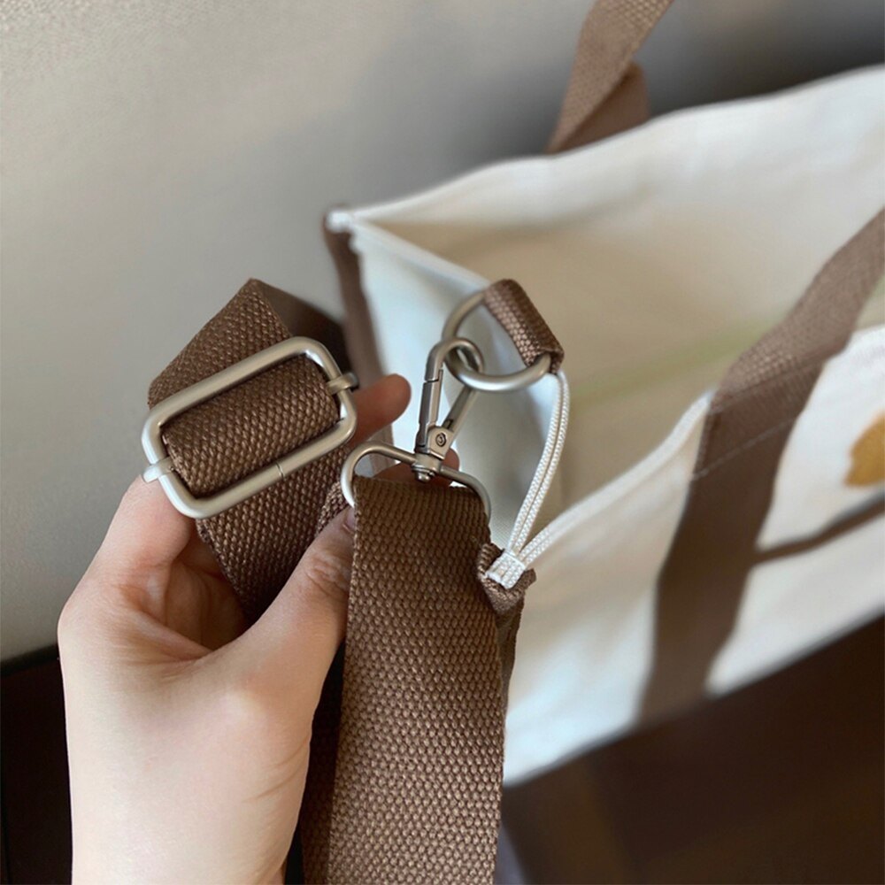 Túi bỉm sữa đa năng hình gấu phong cách Hàn Quốc (35x30x13cm)