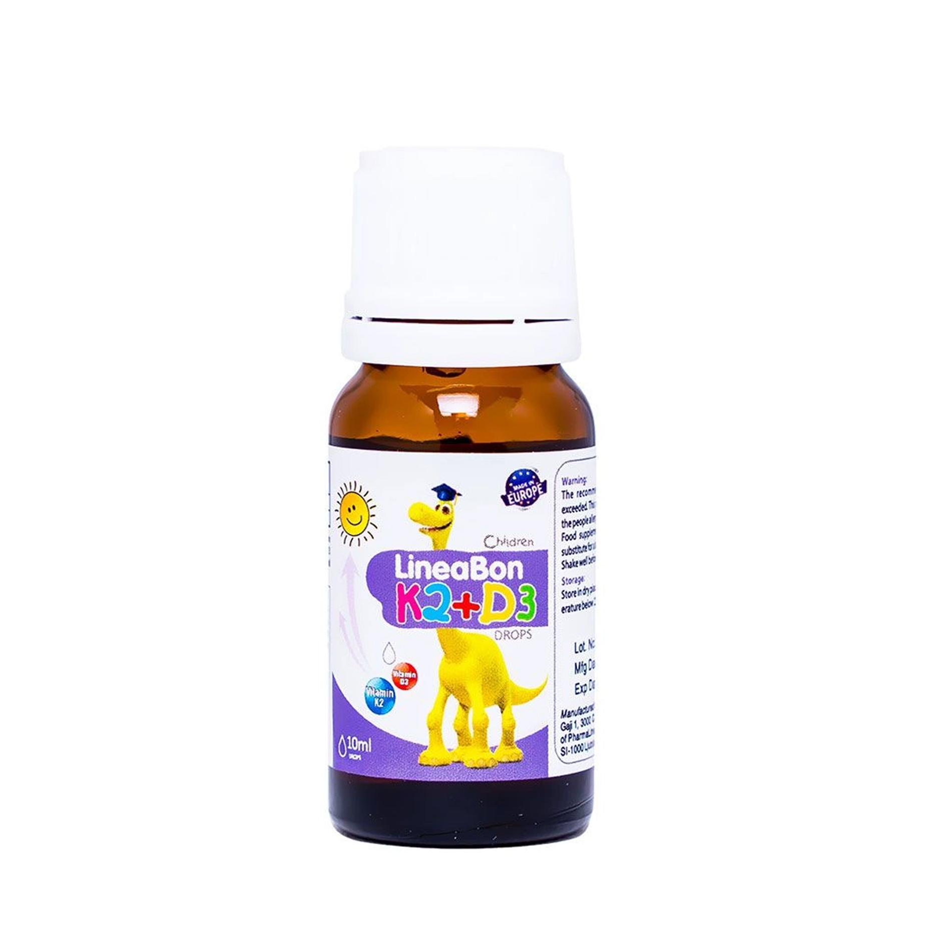LineaBon K2+D3 (10ml) - Hỗ trợ bổ sung Vitamin D3 và Vitamin K2