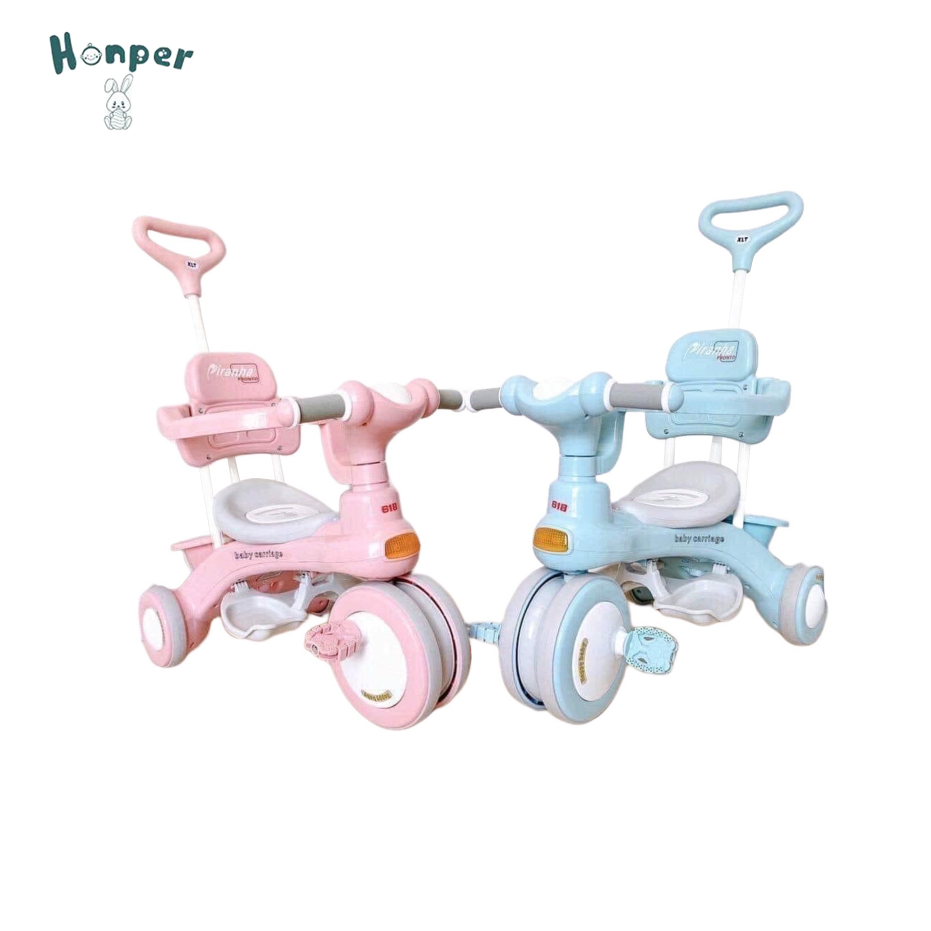 Xe đẩy, xe đạp đa năng Honper có đèn nhạc