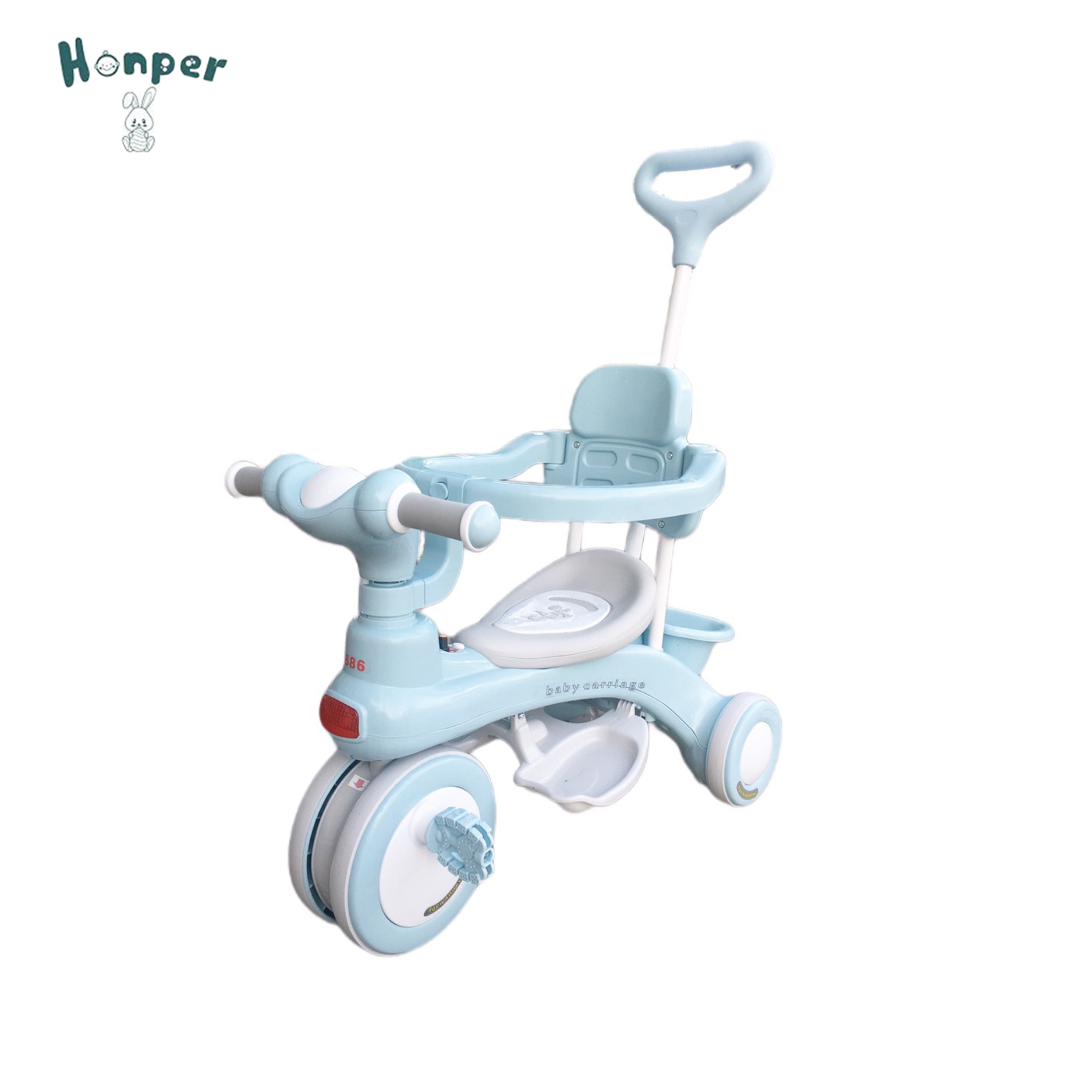 Xe đẩy, xe đạp đa năng Honper có đèn nhạc