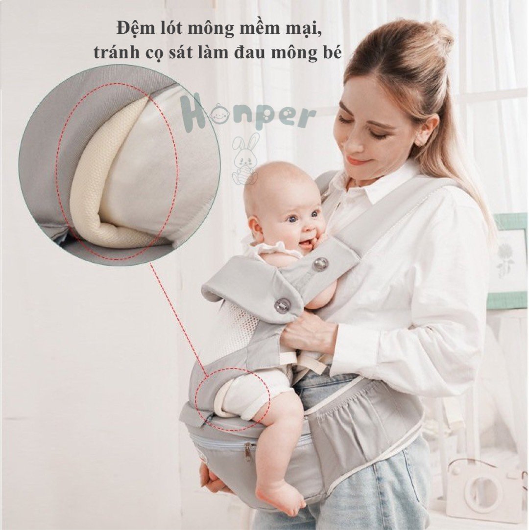 Địu ngồi Honper 9 tư thế HP611 có hộp