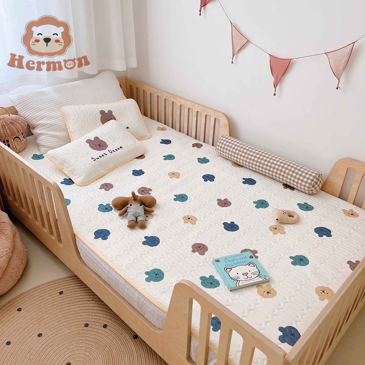 Set chiếu điều hòa Hermon kèm gối HK2212 - Honper NK