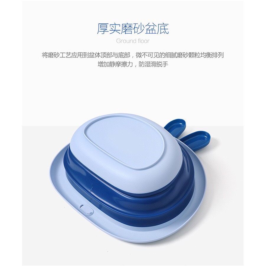 Chậu rửa mặt gấp gọn Honper tai thỏ HP524