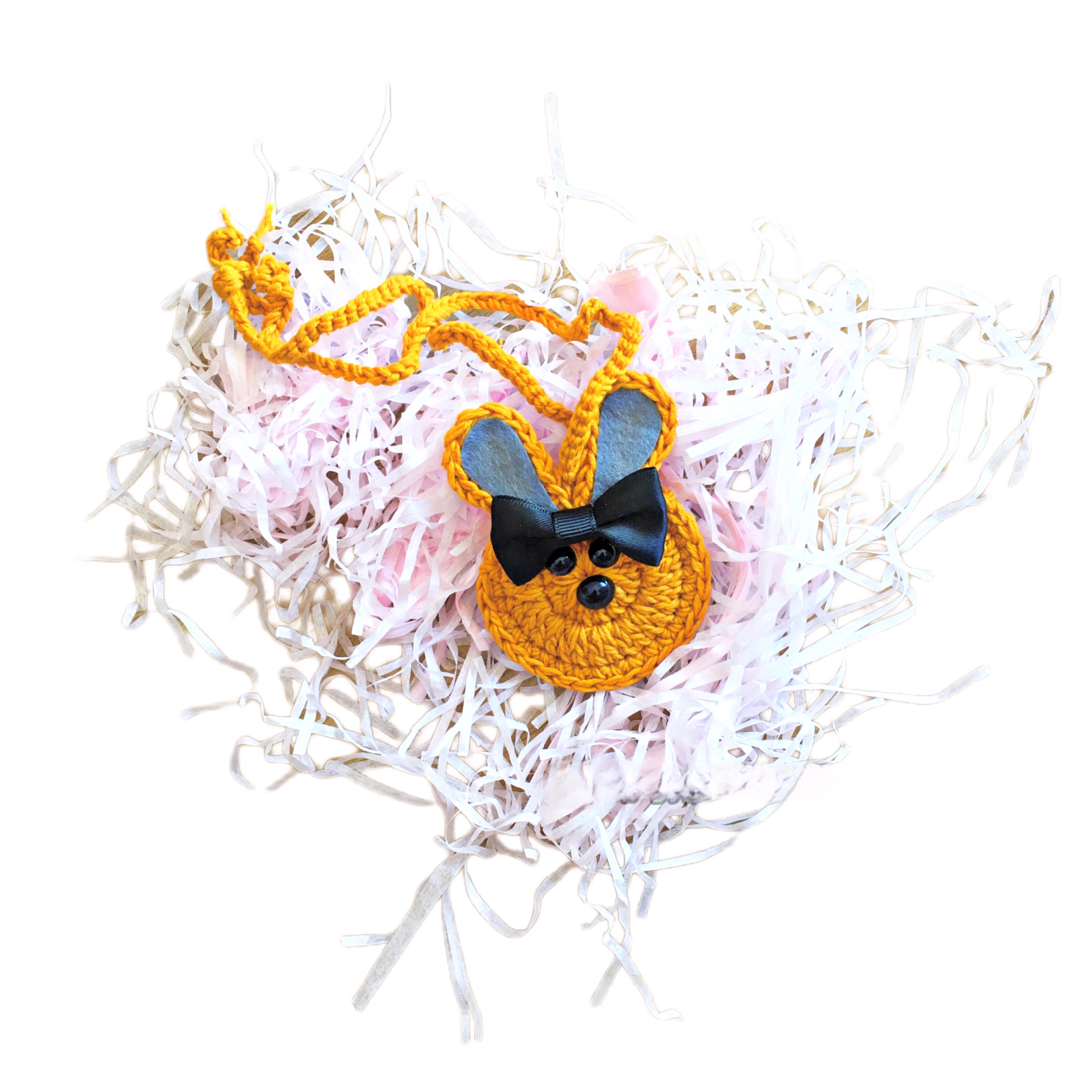 Túi đựng tỏi bằng len cho bé