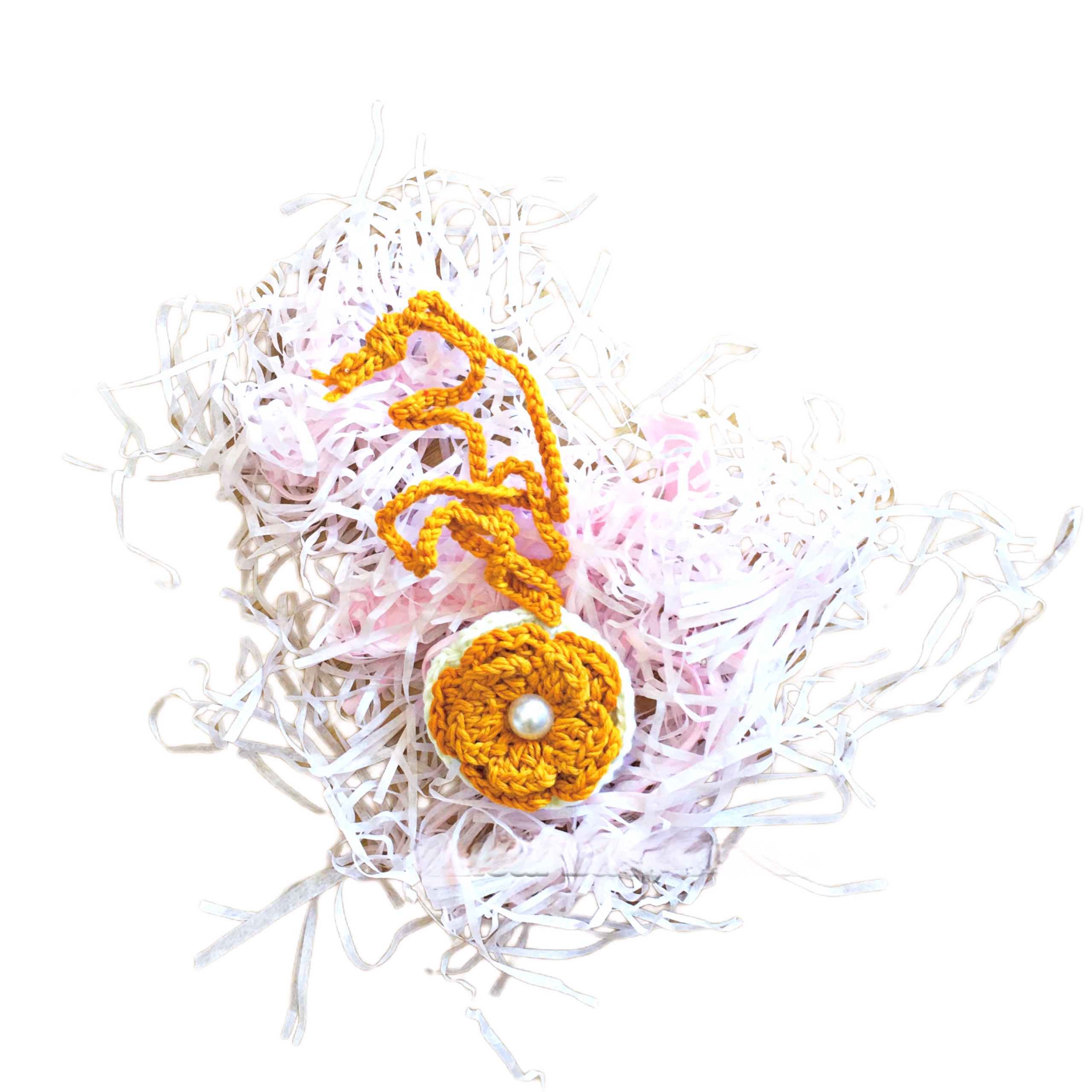 Túi đựng tỏi bằng len cho bé