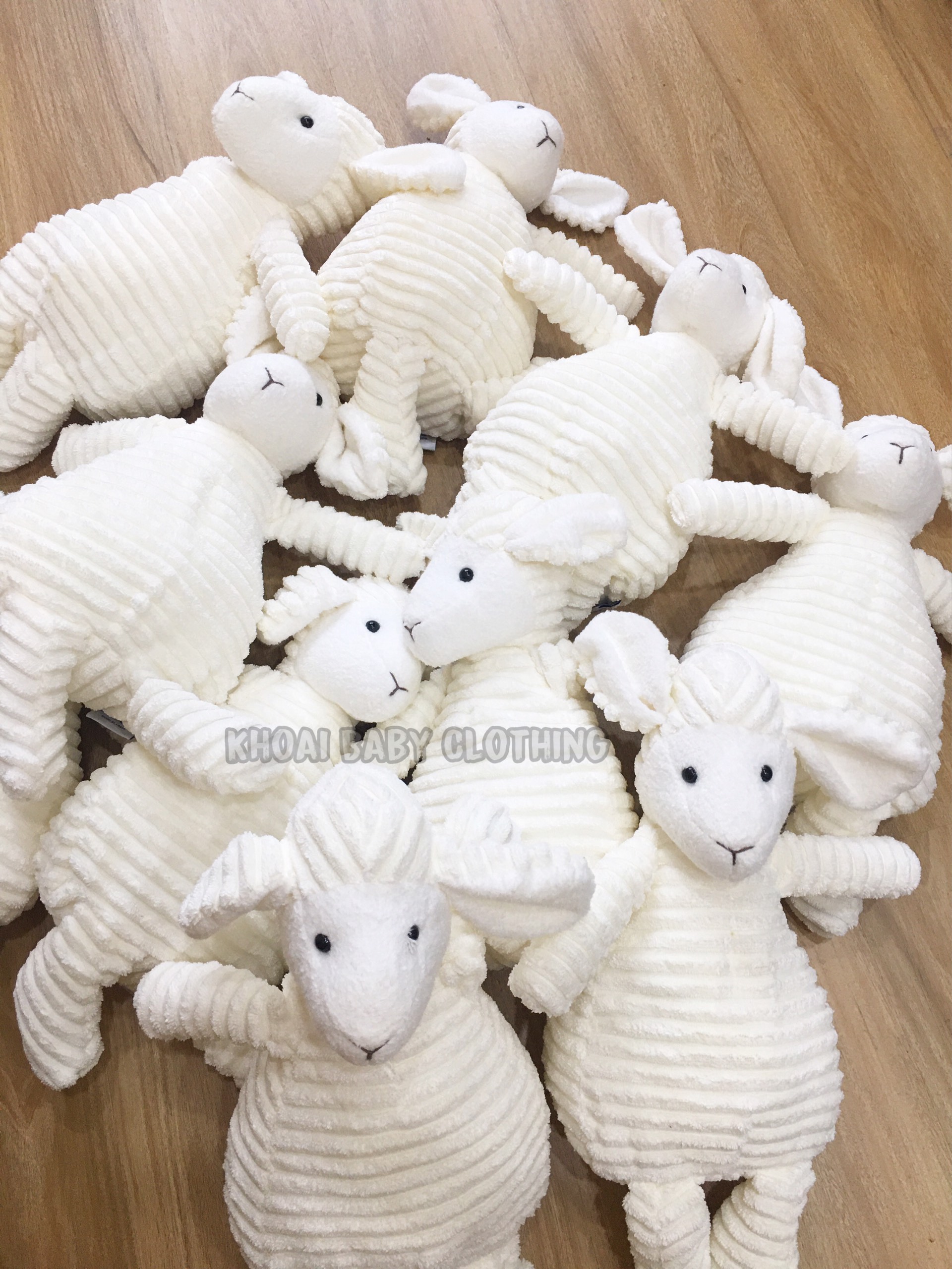 Cừu bông trắng đáng yêu cho bé - Size 40cm