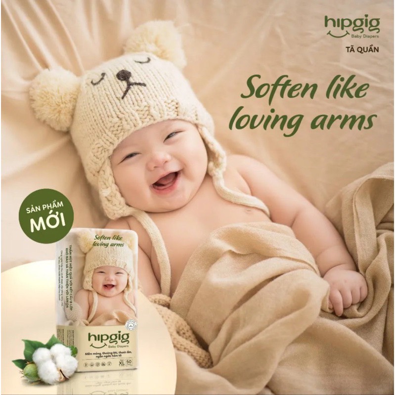 Tã quần HIPGIG size L - 50 miếng (7-11kg)