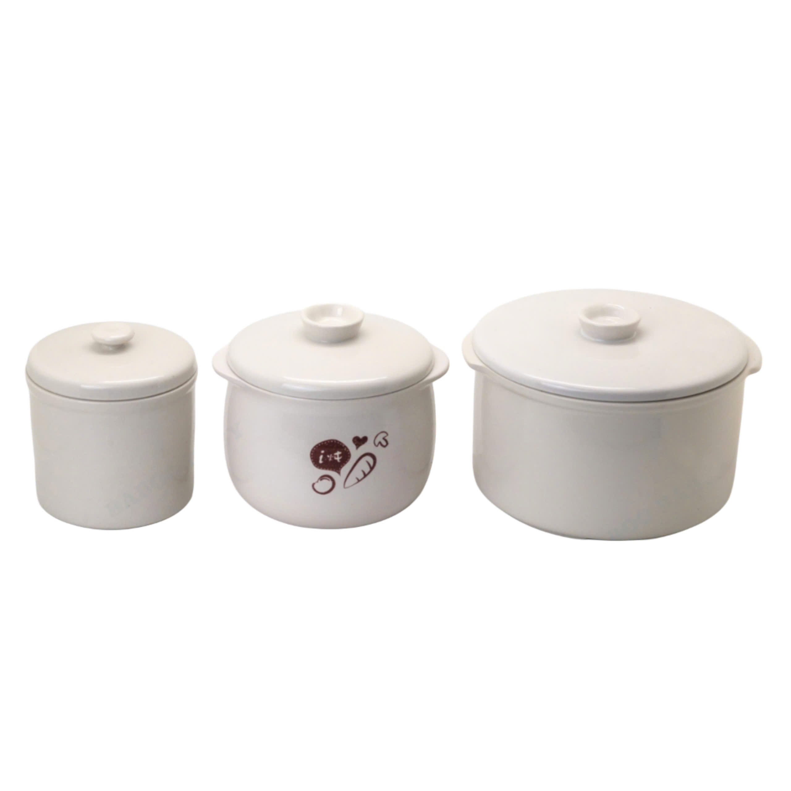 Thố sứ kèm nắp thay thế nồi nấu cháo chậm Bear