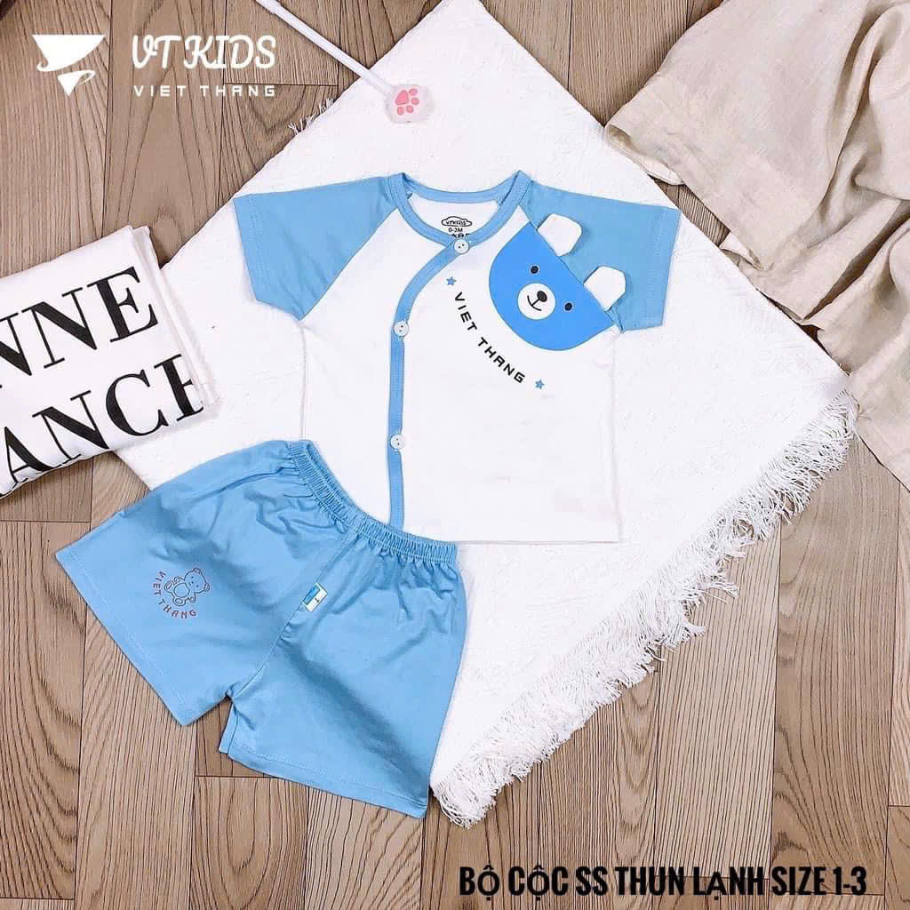 Bộ sơ sinh tay ngắn VT Kid (Mẫu ngẫu nhiên do mỗi đợt ra mẫu khác nhau, sẽ inbox khách chọn mẫu sau)