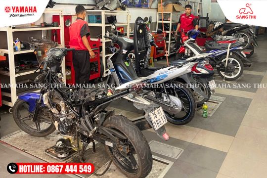 BẢO DƯỠNG – BẢO HÀNH – SỬA CHỮA XE MÁY TẠI YAMAHA TOWN SÁNG THU