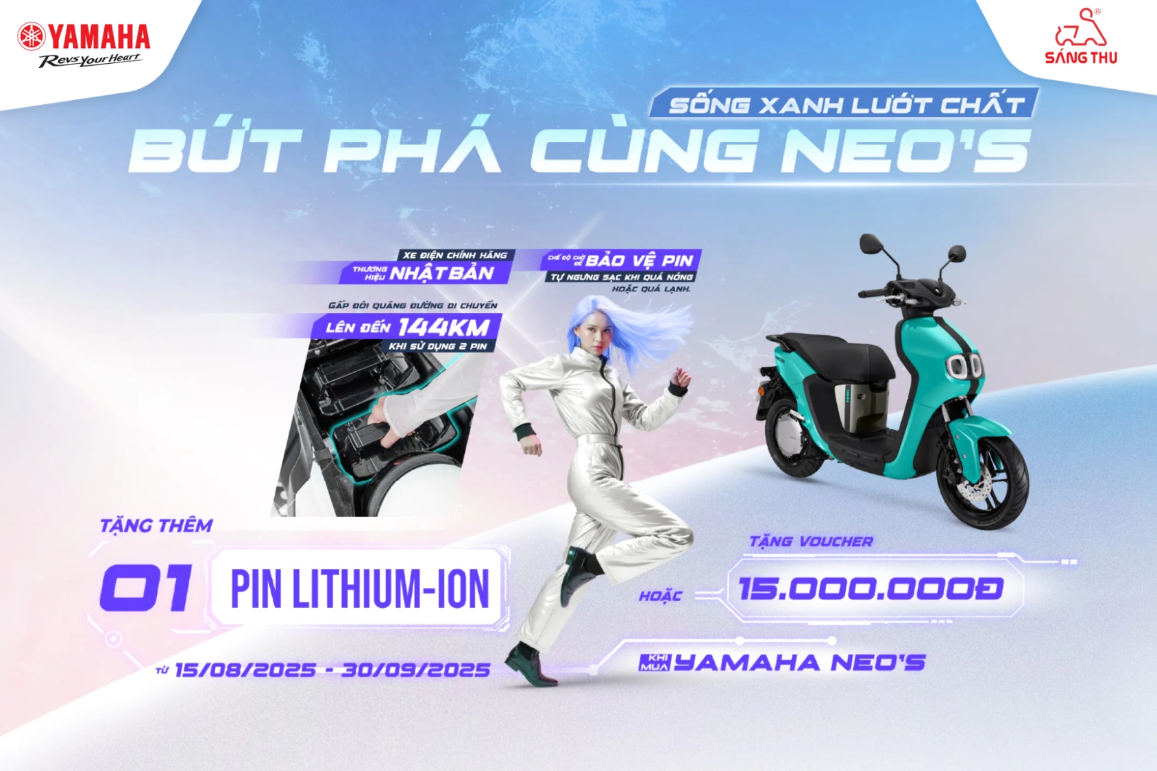 Bứt Phá Cùng Yamaha NEO’S – Khuyến Mãi Đặc Biệt Tháng 9