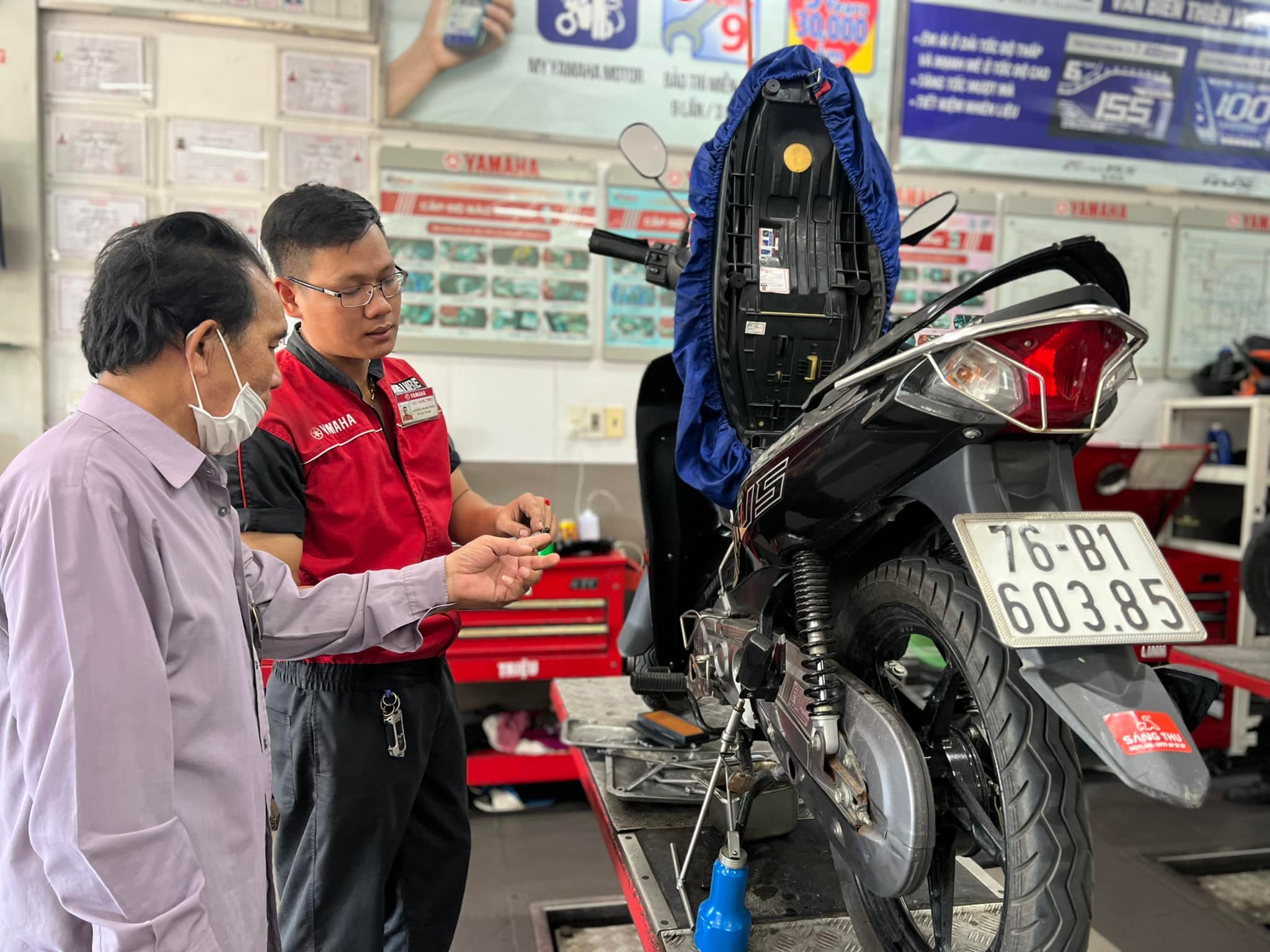 dịch vụ sửa xe máy yamaha quảng ngãi