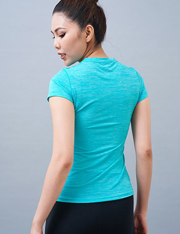 Set đồ tập nữ áo ngắn tay Icado AH1 và quần Legging Icado QD23