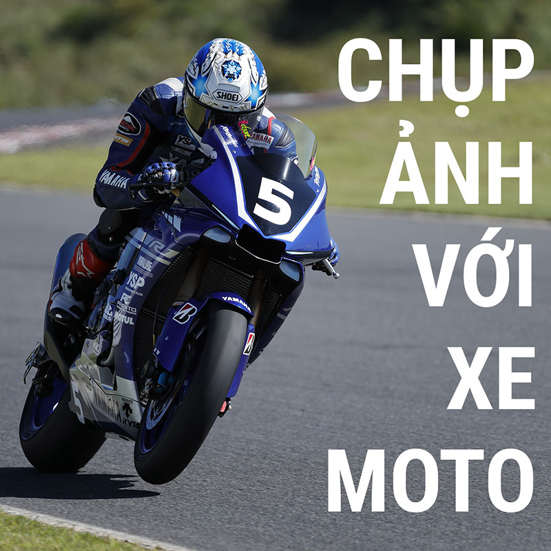 Chụp ảnh với xe moto cùng nhiếp ảnh gia thể thao chuyên nghiệp Takahito Mizutani và Tamron 100-400