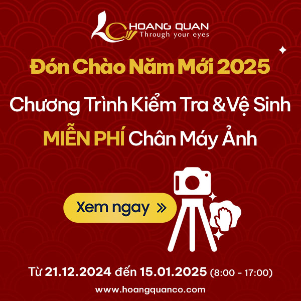 Chương Trình Kiểm Tra và Vệ Sinh MIỄN PHÍ Chân Máy Ảnh