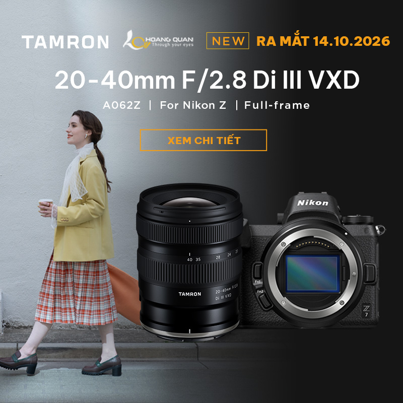 Tamron công bố ngàm Nikon Z cho 20-40mm F2.8 Di III VXD