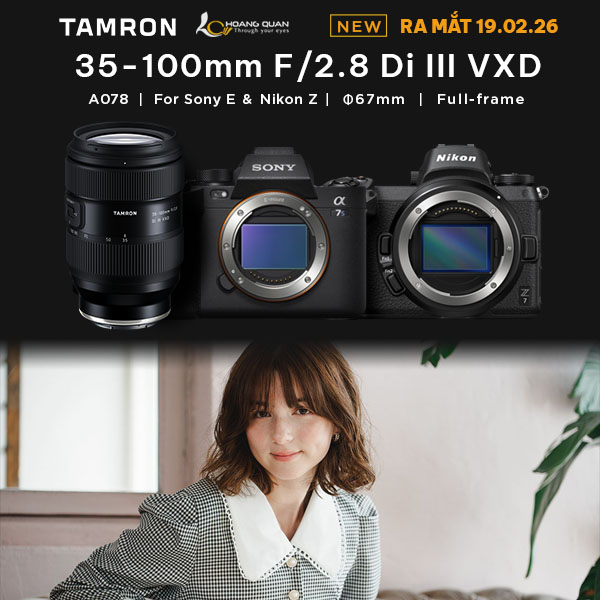 Tamron ra mắt 35-100mm F/2.8 Di III VXD cho Sony E & Nikon Z