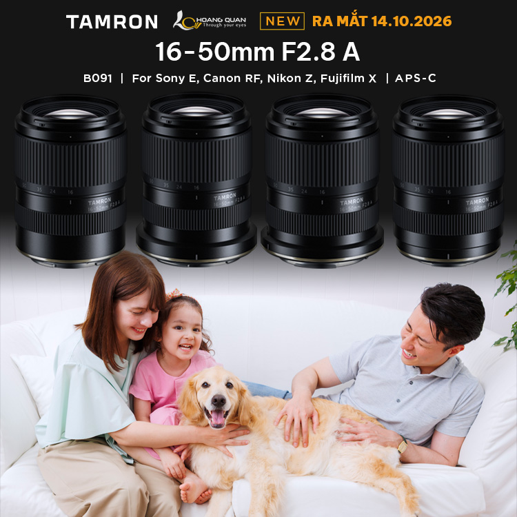 Tamron công bố ống kính 16-50mm F2.8 A (Model B091)