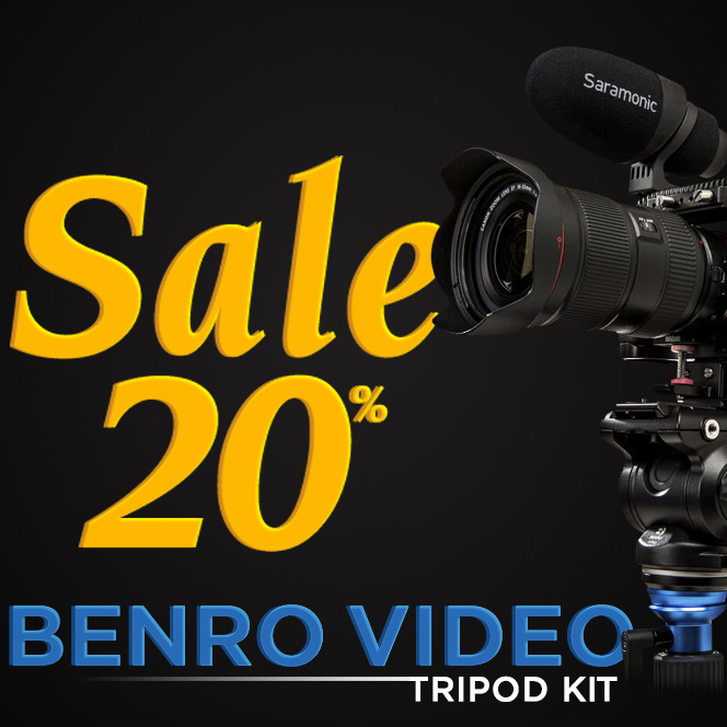 Chương trình SALE 20% cho Chân máy quay Benro Video (Tháng 11)