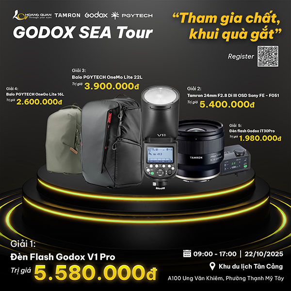 GODOX SEA TOUR: WORKSHOP TRẢI NGHIỆM VỚI ĐÈN GODOX - “ĐÁM CƯỚI XƯA”