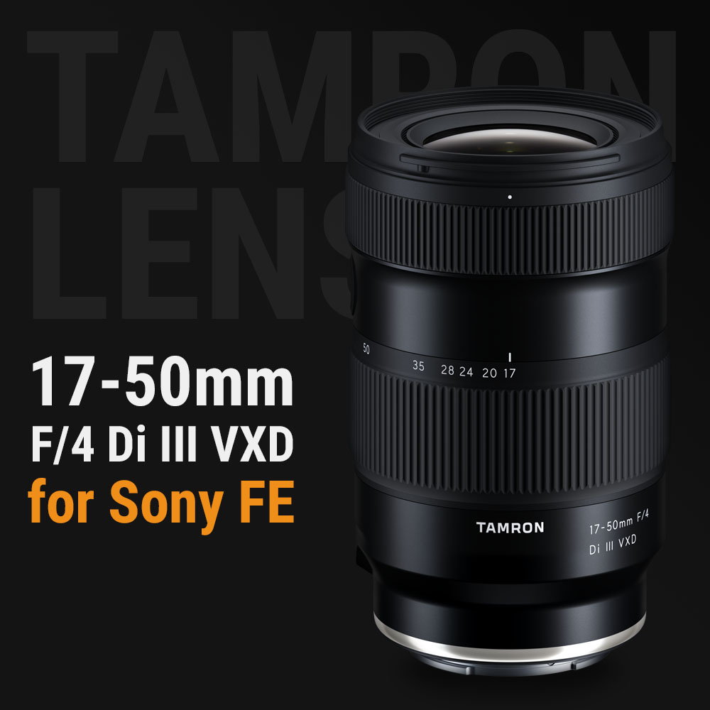 TAMRON thông báo phát triển ống kính zoom 17-50mm F/4 Di III VXD (Model A068)