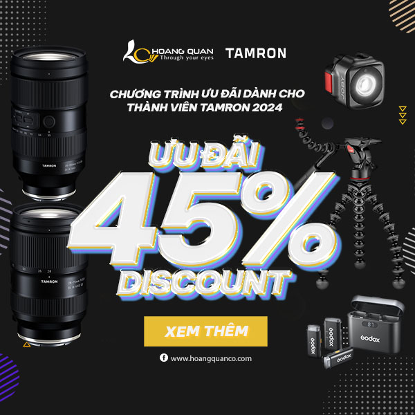 Chương trình ưu đãi dành cho thành viên Tamron 2024