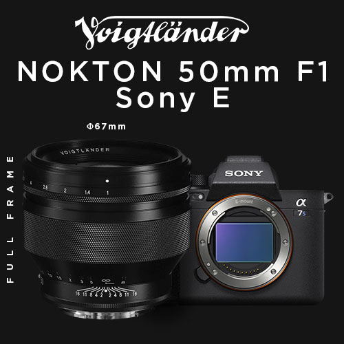 Voigtlander ra mắt ống kính NOKTON 50mm F1 Aspherical Sony E