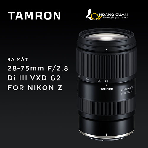 Tamron công bố ống kính 28-75mm F/2.8 Di III VXD G2 cho Nikon Z