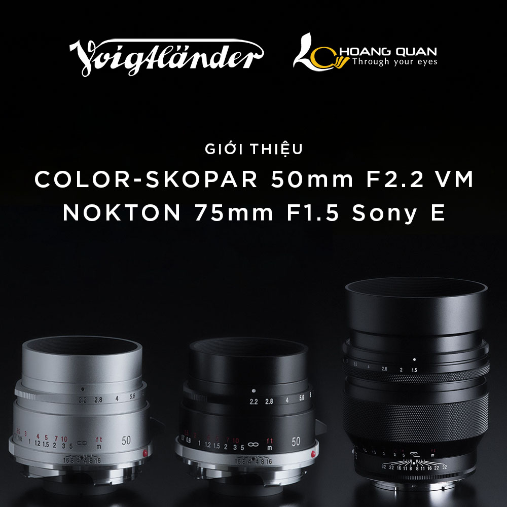 Voigtlander ra mắt 02 ống kính cho VM và Sony E