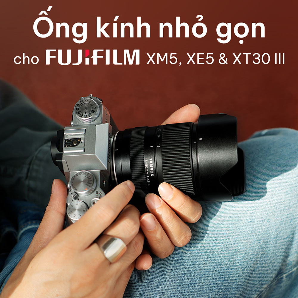 Ống kính nhỏ gọn cho Fujifilm XM5, XE5, XT30 III
