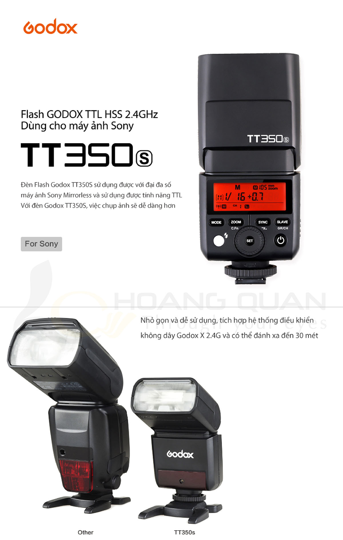 Đèn Flash Godox - TT350