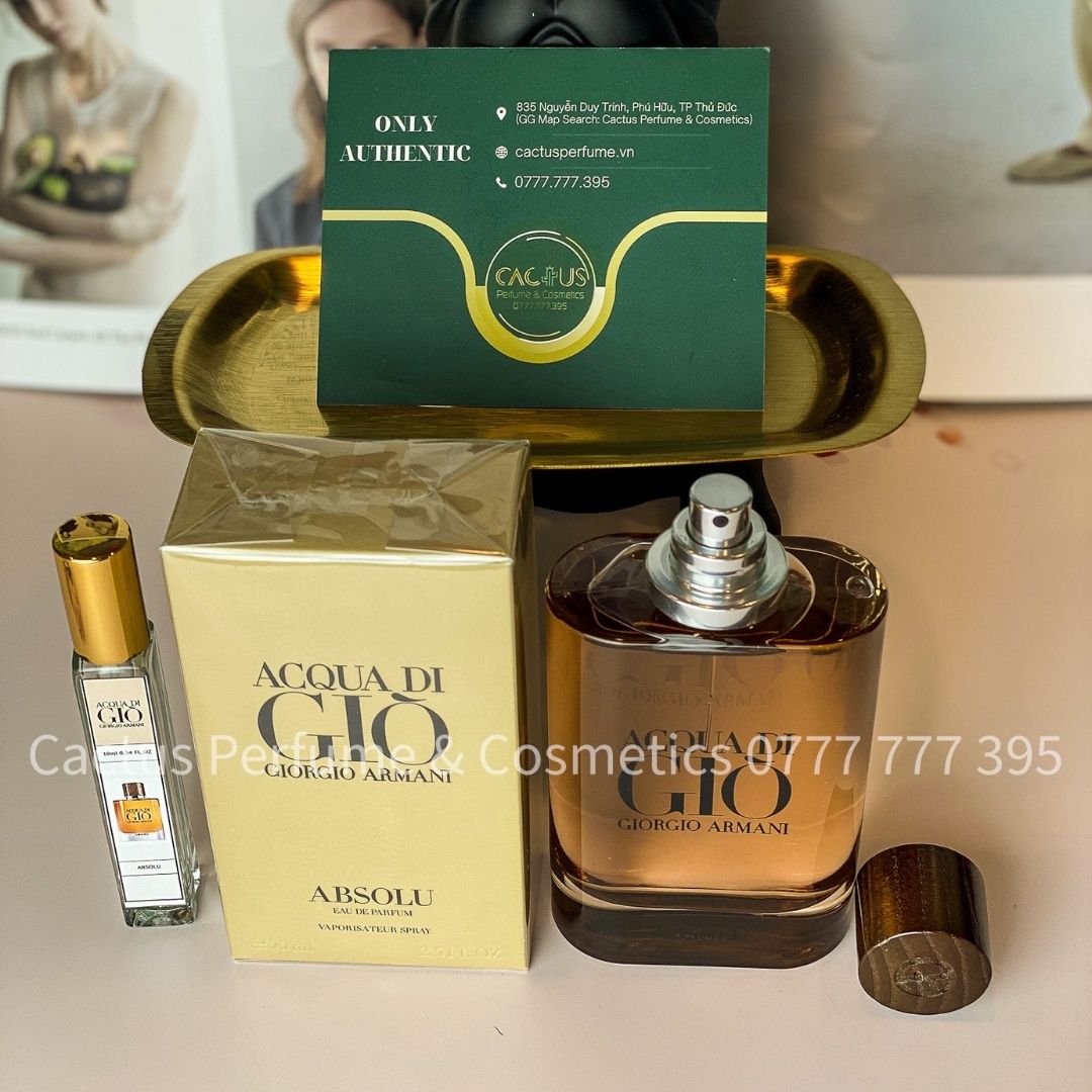 Giorgio Armani Acqua Di Gio Absolu | Cactus Perfume & Cosmetics