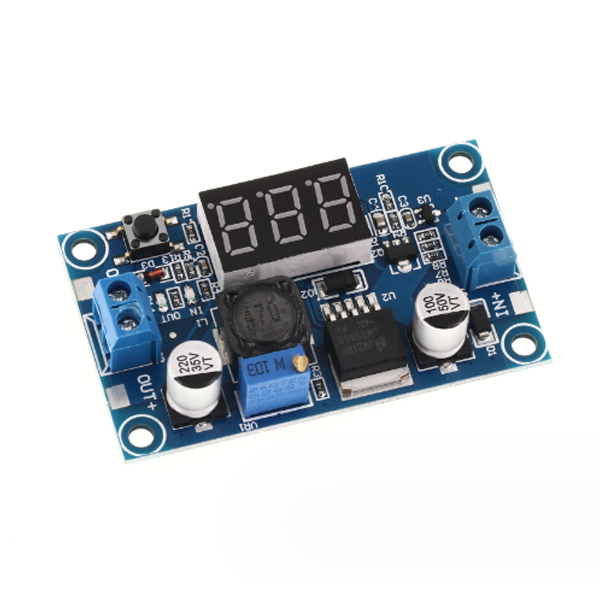 Mạch nguồn giảm áp, hạ áp 3A LM2596 DC - DC - Có Led hiển thị